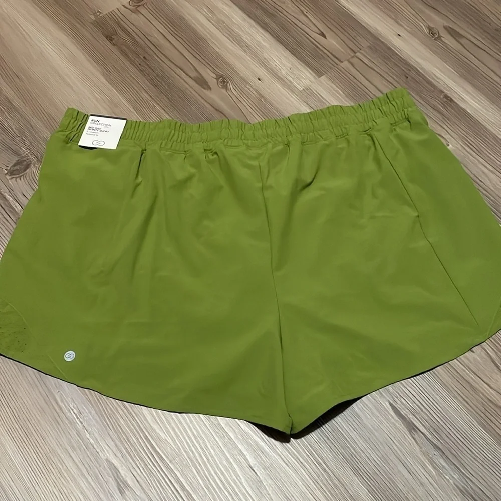 Calia Run Collection midrise Infinity Short 3” Relaxed Army green Size XL NWT - Picture 11 of 14